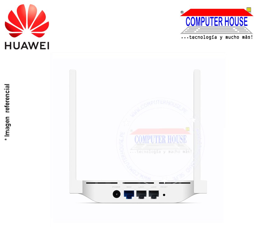 Router HUAWEI Wireless WS318n Wi-Fi N300 2.4Ghz. Blanco