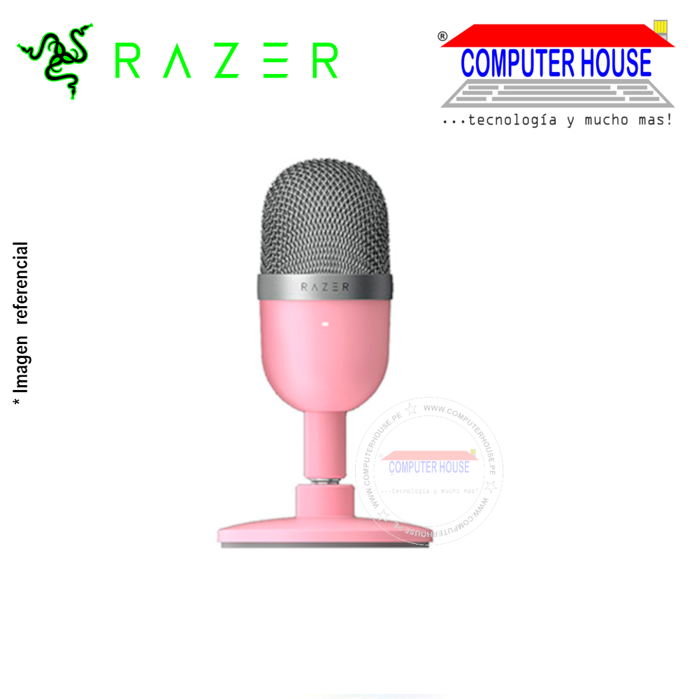 RAZER MICROFONO SEIREN MINI USB STREAMING SUPERCARDIOIDE QUARTZ (RZ19-03450200-R3M1)
