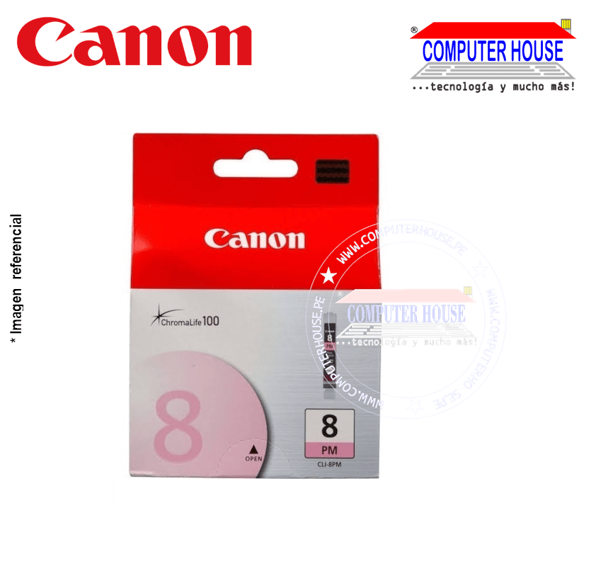 Canon 8 Magenta Ink Cartridge, Chromalife 100. CLEARANCE