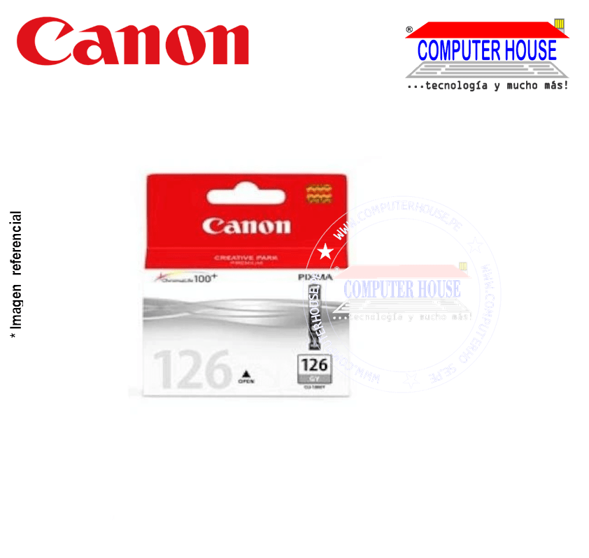 CANON Pixma 126 Gray Ink Cartridge. SETTLEMENT