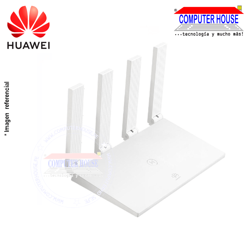 HUAWEI WS5200 Wi-Fi AC1200 2.4/5Ghz Wireless Router. White