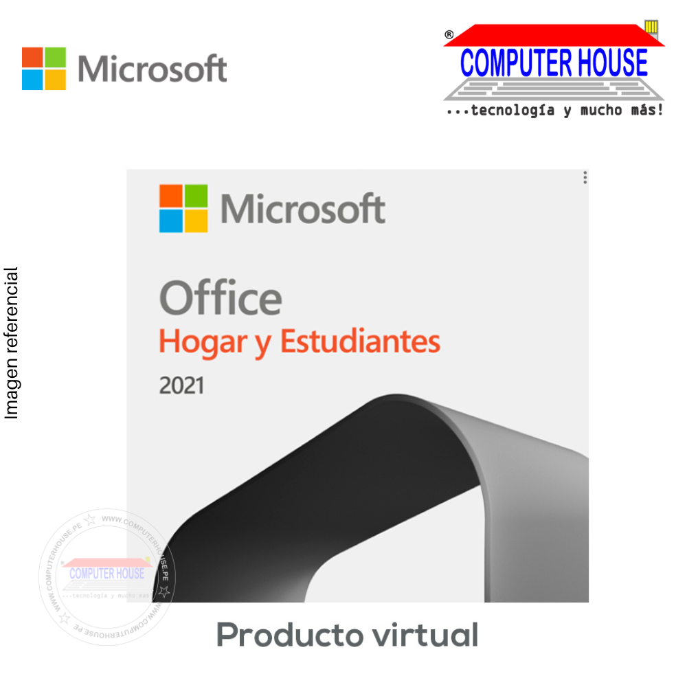 Microsoft Office HOME & STUDENT 2021 1PC, Licencia virtual (ESD) (79G-05341)