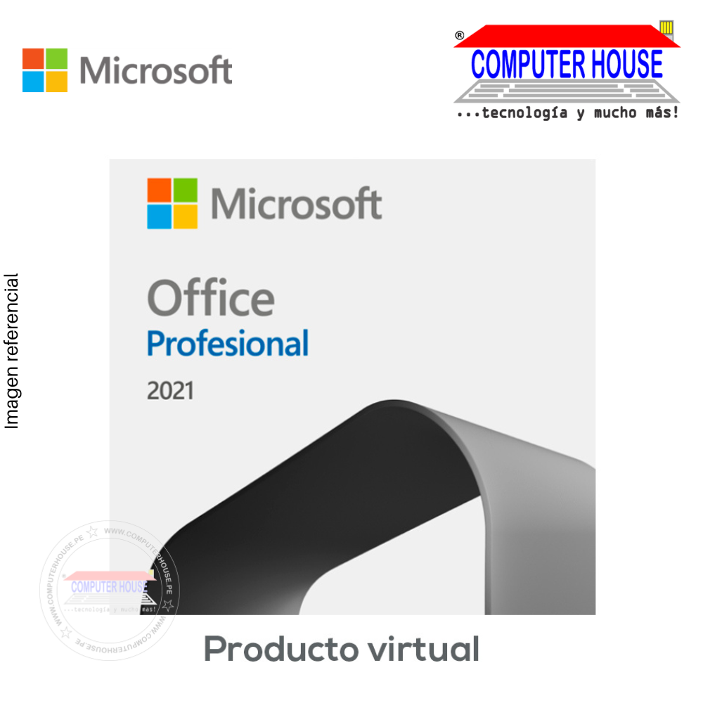 Microsoft Office PROFESSIONAL 2021 1PC, Licencia virtual (ESD) (269-17194)