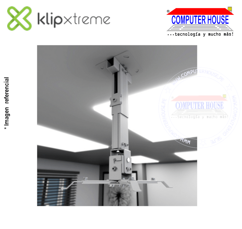 Soporte de Techo KLIP XTREME para Proyectores.