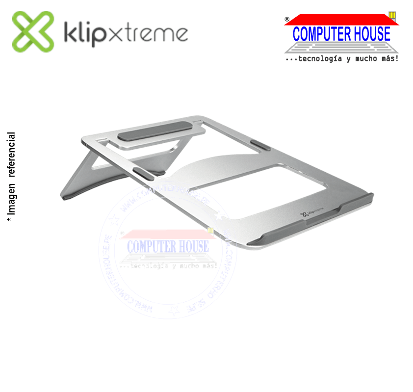 Soporte para Laptop KLIP XTREME Podium KAS-001 Aluminio hasta 15.6