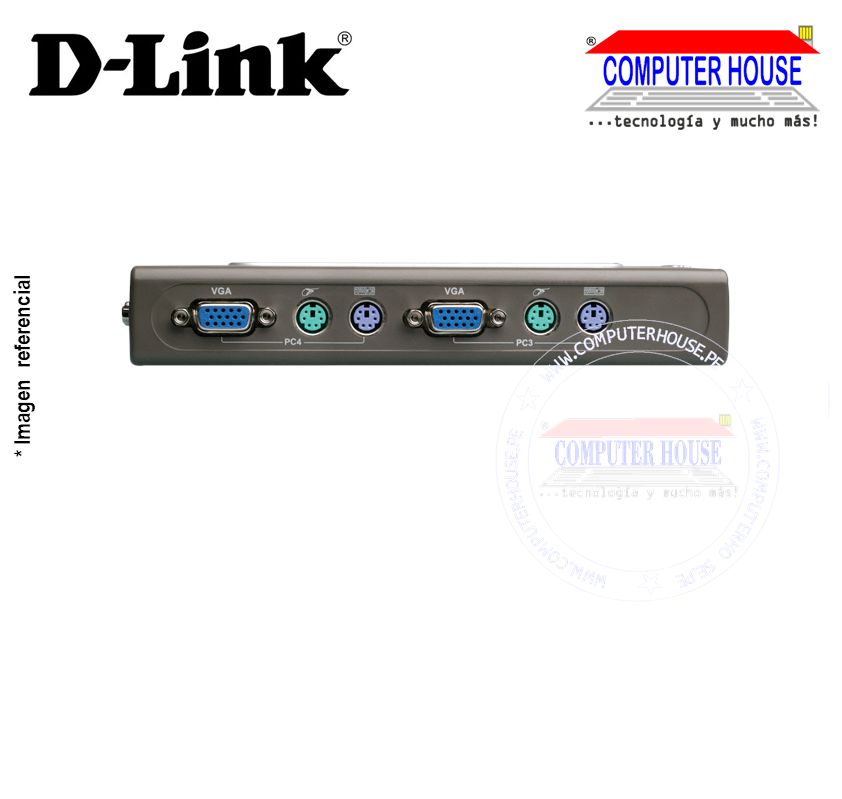 D-LINK 4-port PS/2 KVM Switch
