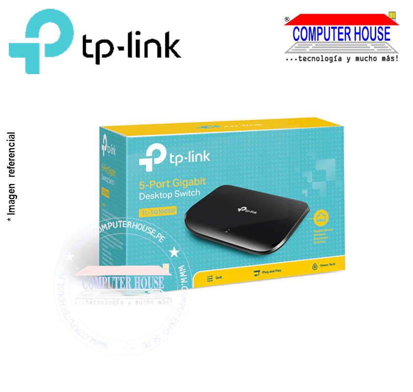 TP-LINK TL-SG1005D, Switch Gigabit 5 puertos 10/100/1000