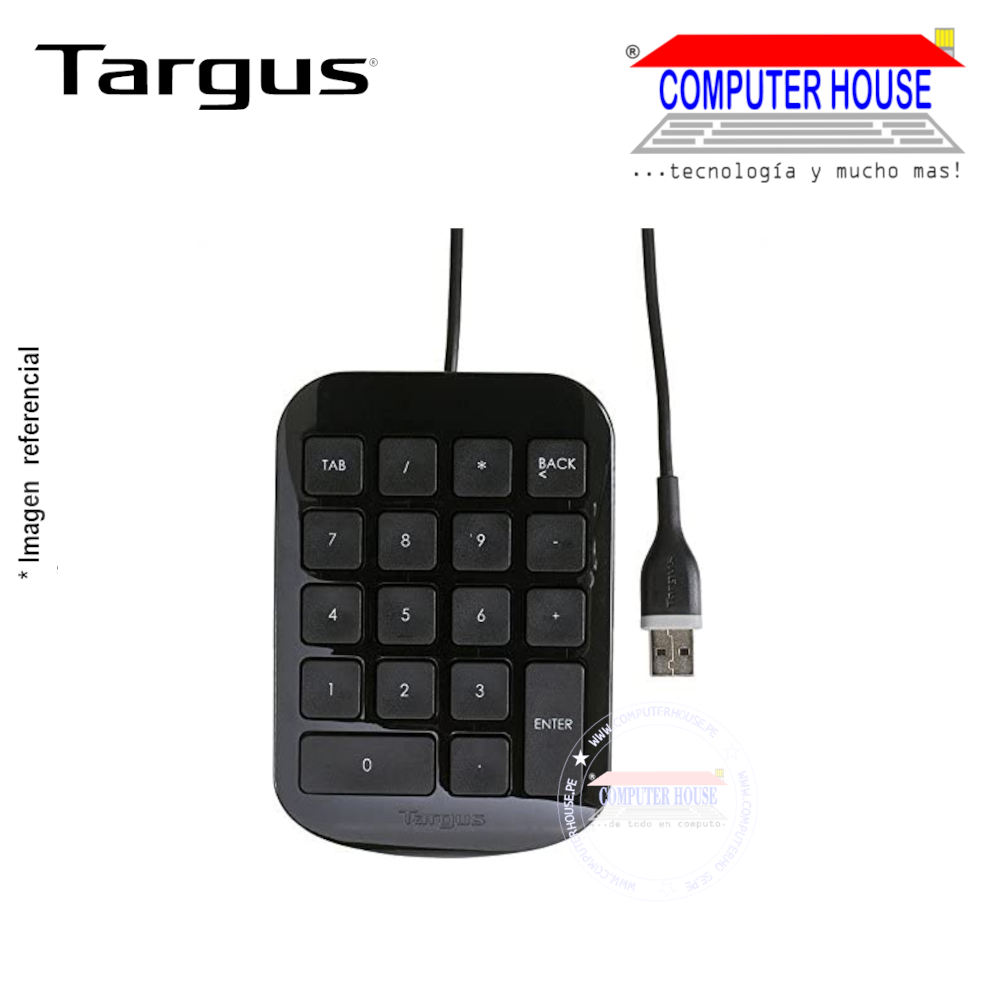 TARGUS Numeric wired keyboard (AKP10US) USB connection. 