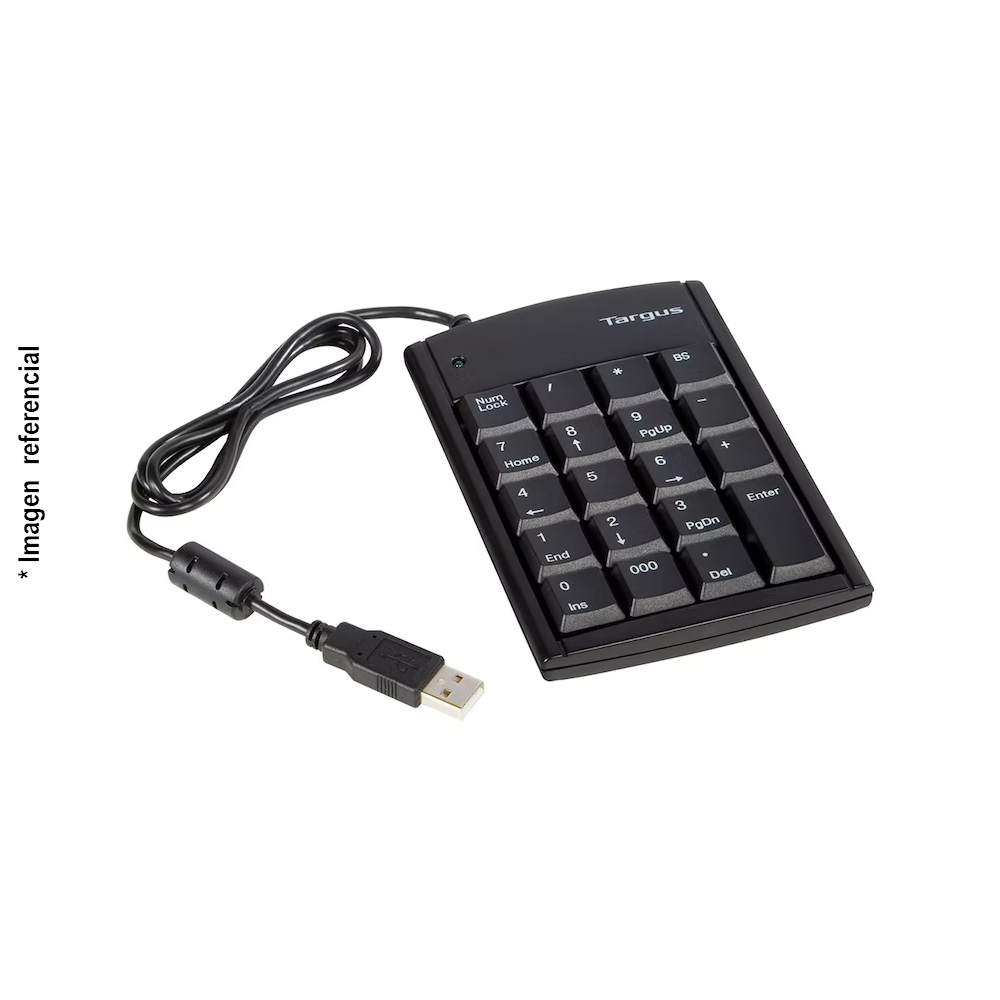 TARGUS Numeric wired keyboard (PAUK10U) USB connection.