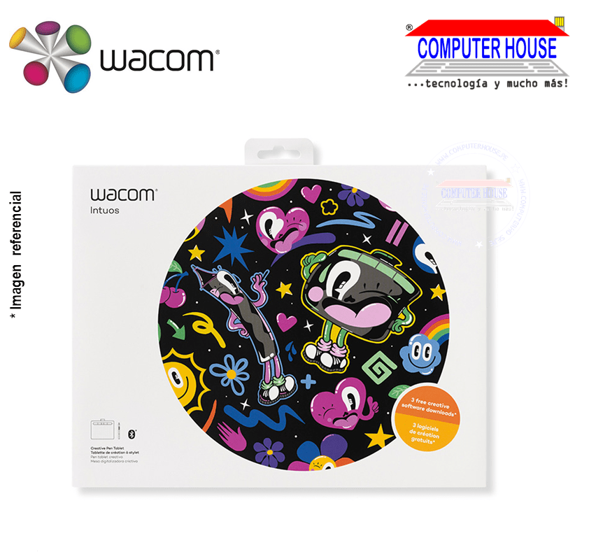 WACOM Intuos Pen Bluetooth Small Graphics Tablet, Pistachio Green (CTL4100WLE0) 