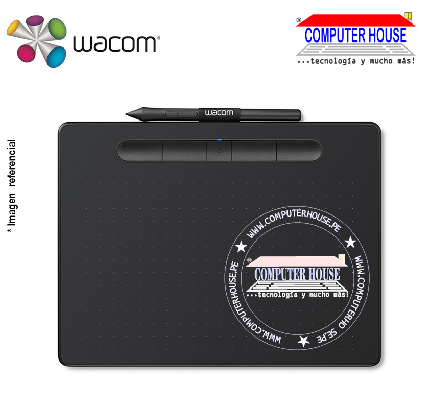 Tableta Grafica Wacom Intuos S Bluetooth CTL4100WLK0 Black WACOM