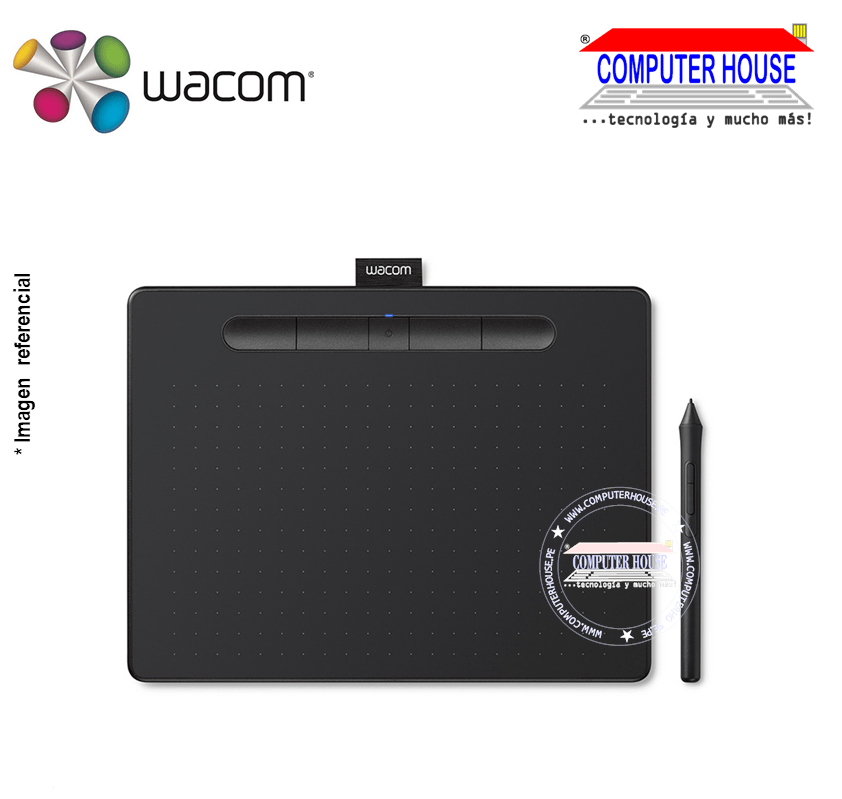 Tableta Gráfica WACOM Intuos Pen Small Black alámbrico (CTL4100)