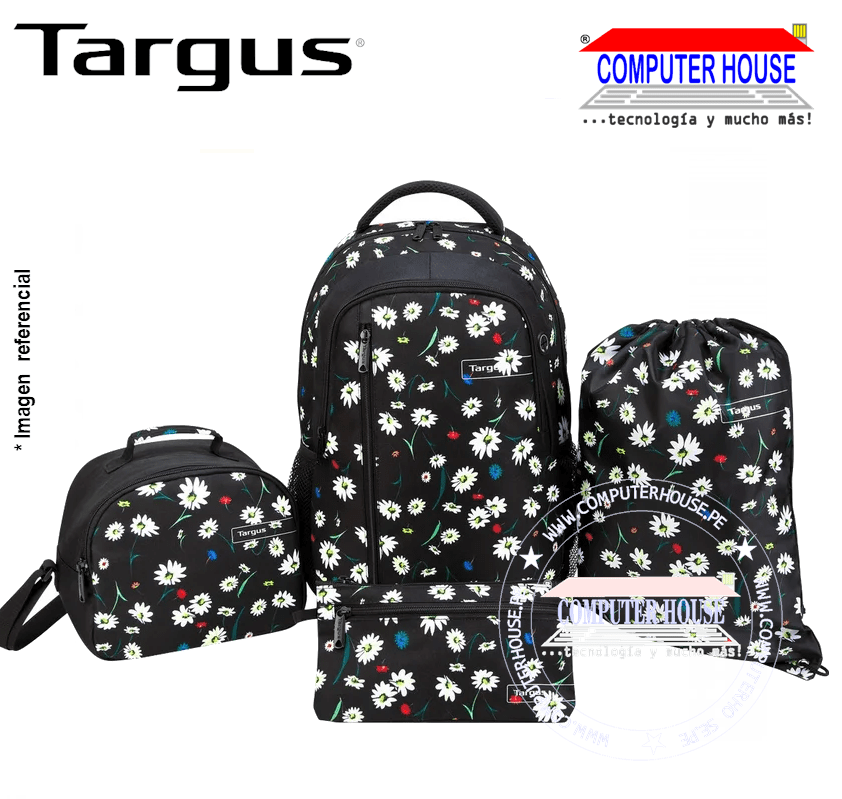 Kit TARGUS SPORT 15.6"+Morral+Lonchera+Estuche