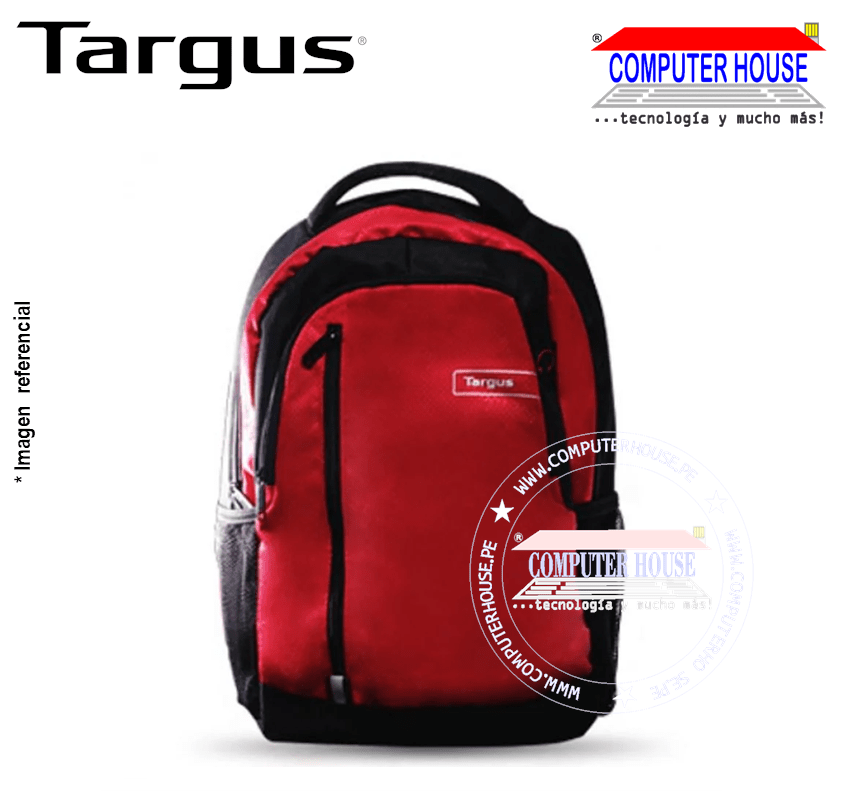 Mochila TARGUS Sport para laptop 15.6" Red/Black