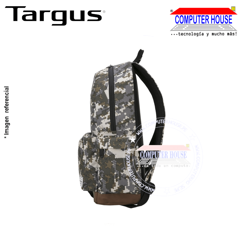 Mochila TARGUS Strata Pro para laptop 15.6" Camo/Hexa Militar Print (TSB93601DI)