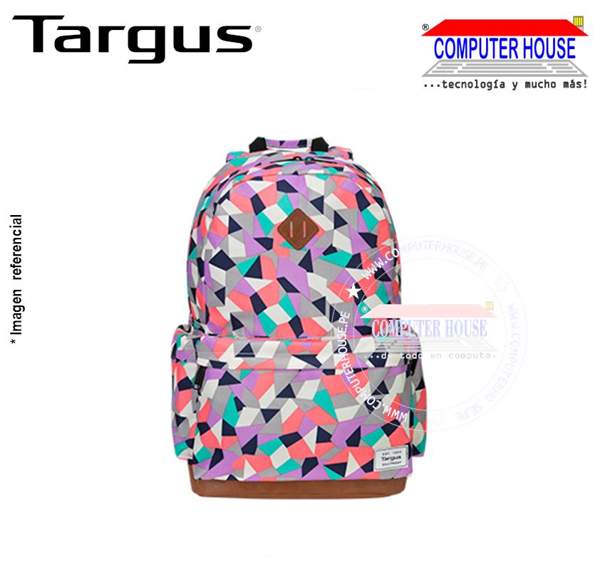 Mochila TARGUS Strata Pro para laptop 15.6" Triángulos