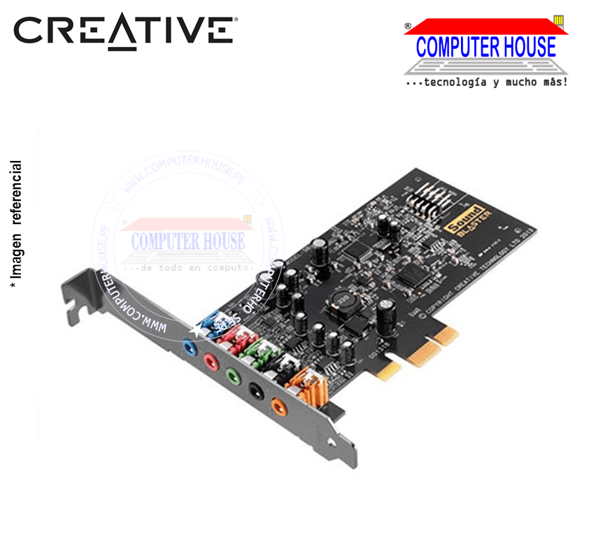 Tarjeta de Sonido CREATIVE PCIE Audigy FX 5.1 SB1570 (70SB157000000)