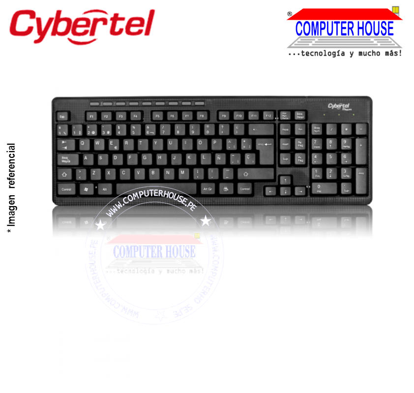 Teclado inalambrico discount cybertel