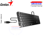 GENIUS Teclado alámbrico Slimstar 126 (31310017401) conexión USB.
