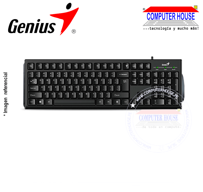 GENIUS Smart KB-100 wired keyboard (31300005401) USB connection. 