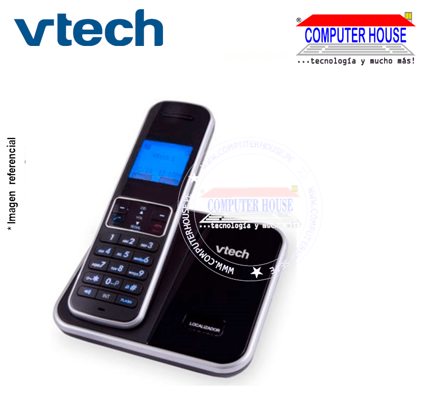 Teléfono VTECH Inalámbrico VT405 Negro