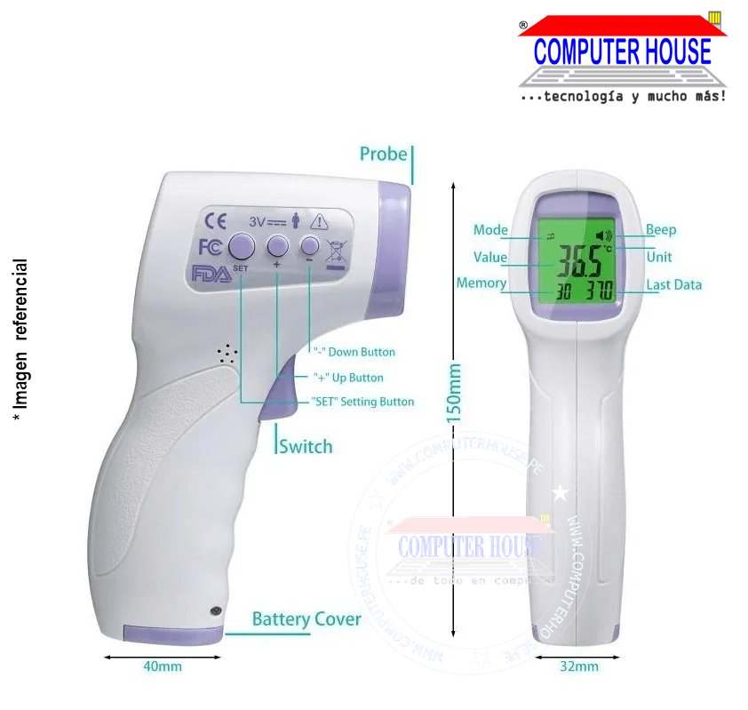 Infrared Thermometer IR 988.