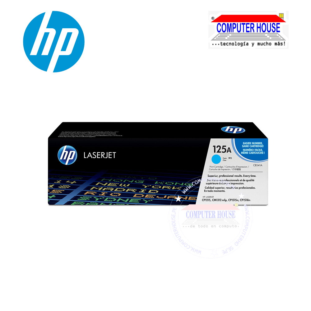 HP 125A Cyan Toner. SETTLEMENT