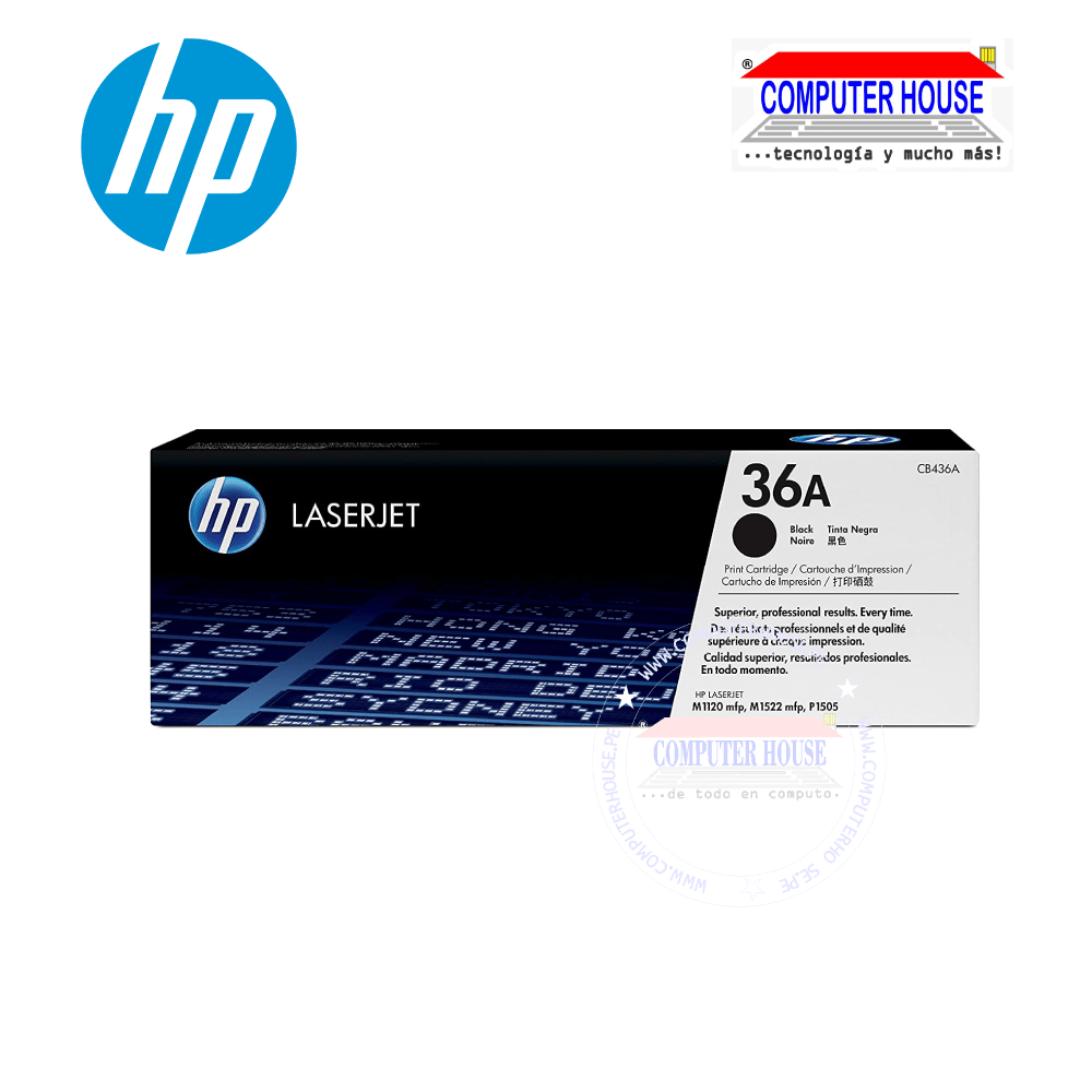 HP 36A Black LaserJet M1120MFP, M1522MFP, P1505 Toner. SETTLEMENT