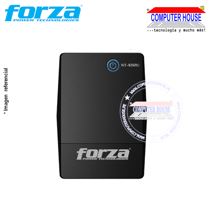 FORZA UPS 1000VA 500W, NT-1012U Interactive, 220V 6 outlets. 