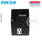 UPS FORZA 1000VA 500W, NT-1012U Interactiva, 220V 6tomas.