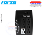 UPS FORZA 750VA 375W. NT-752U Interactiva, 6 salidas, 220V.