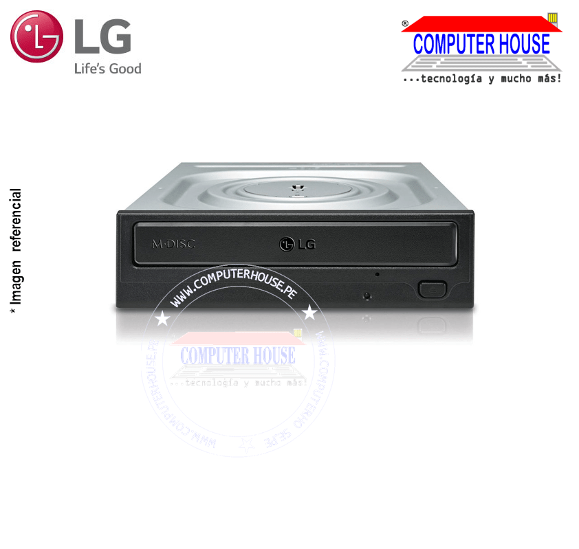 SuperMulti DVD interno LG GH24NSD1, 24X, SATA.