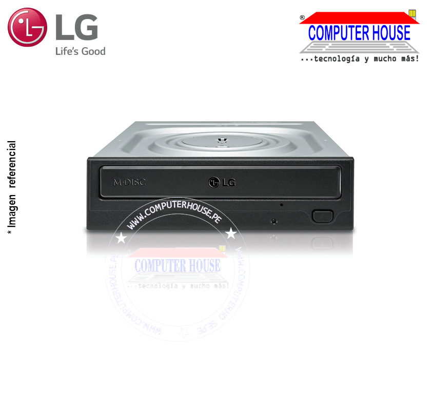 Internal SuperMulti DVD LG GH24NSD1, 24X, SATA.