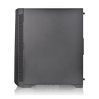 Case THERMALTAKE H350 TG, SIN FUENTE, Mid-Tower, lateral trasparente, RGB, Black.