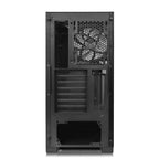 Case THERMALTAKE H550 TG ARGB, SIN FUENTE, Mid-Tower, lateral trasparente, ARGB, Black.
