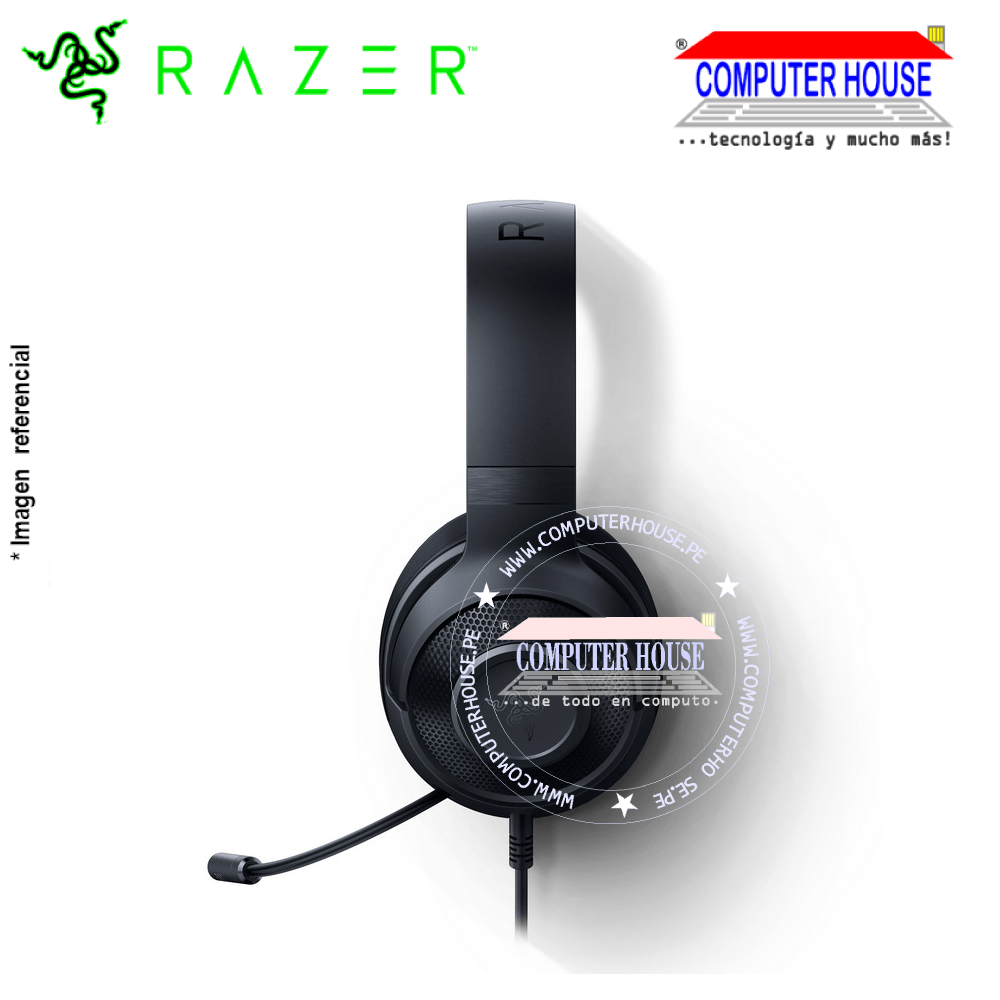 Audífono alámbrico RAZER KRAKEN X Lite Negro (RZ04-02950100-R381)