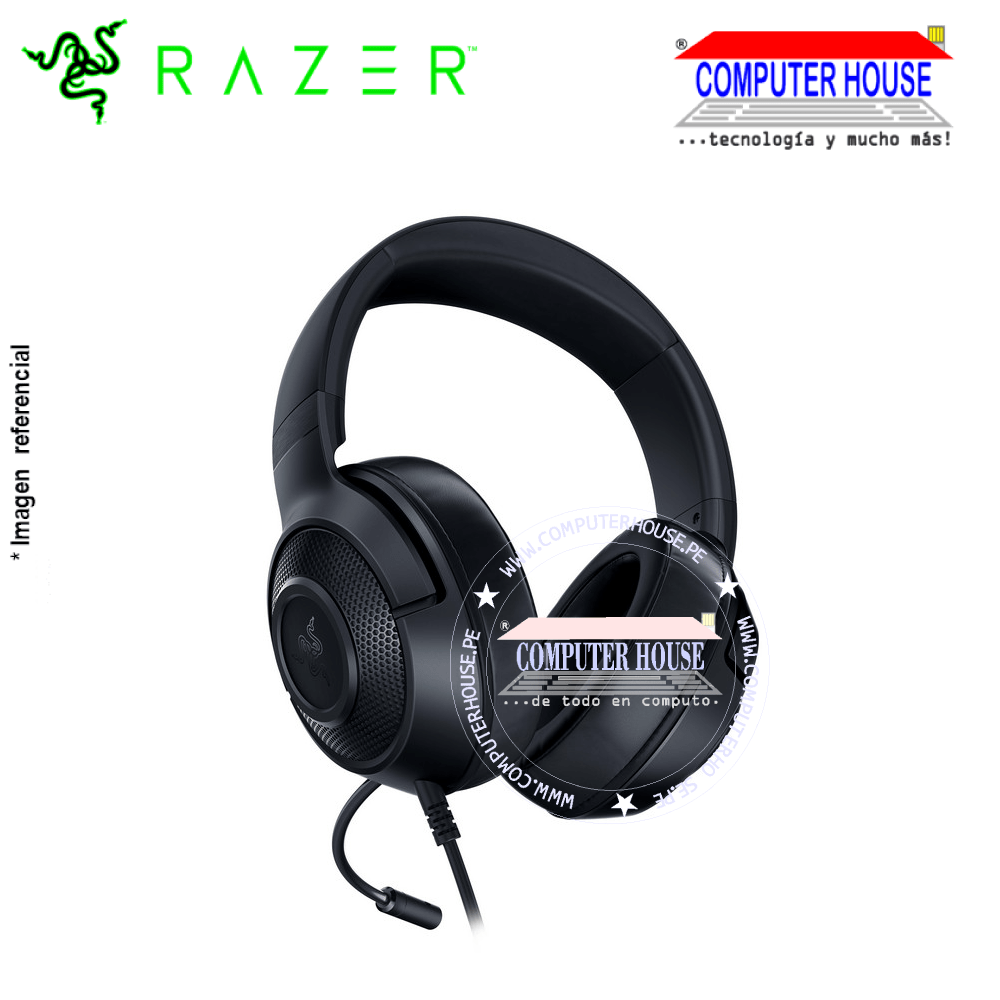 Audífono alámbrico RAZER KRAKEN X Lite Negro (RZ04-02950100-R381)
