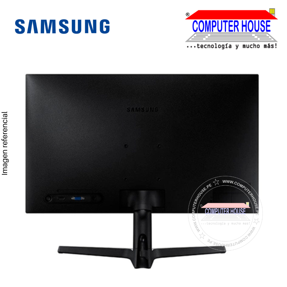 SAMSUNG Monitor 24" LS24R35AFHNXZA, FHD 1920x1080 IPS, Flat, 75HZ  5MS, HDMI / VGA.