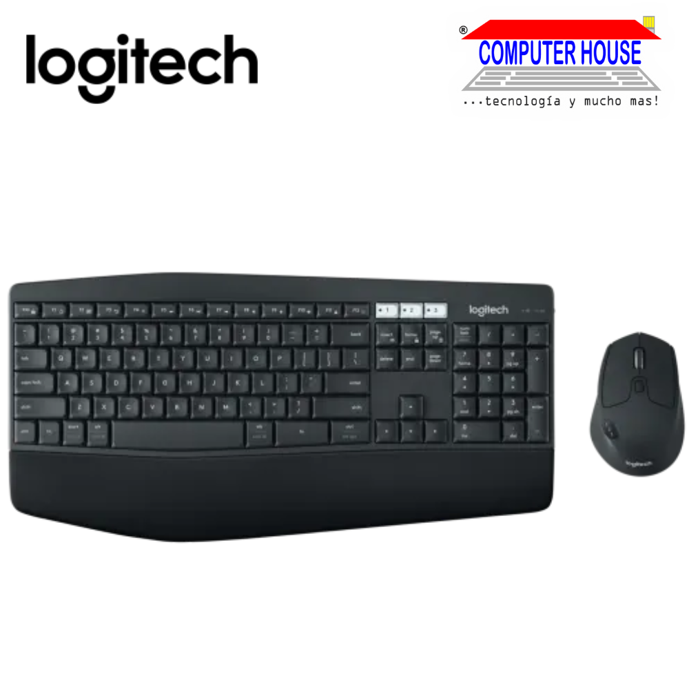 LOGITECH Kit inalámbrico Teclado Mouse MK850 Performance (920-008659) conexión USB BLUETOOTH.