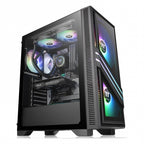 THERMALTAKE Versa T35 TG RGB Case, With 600W source, transparent side, RGB, Black.